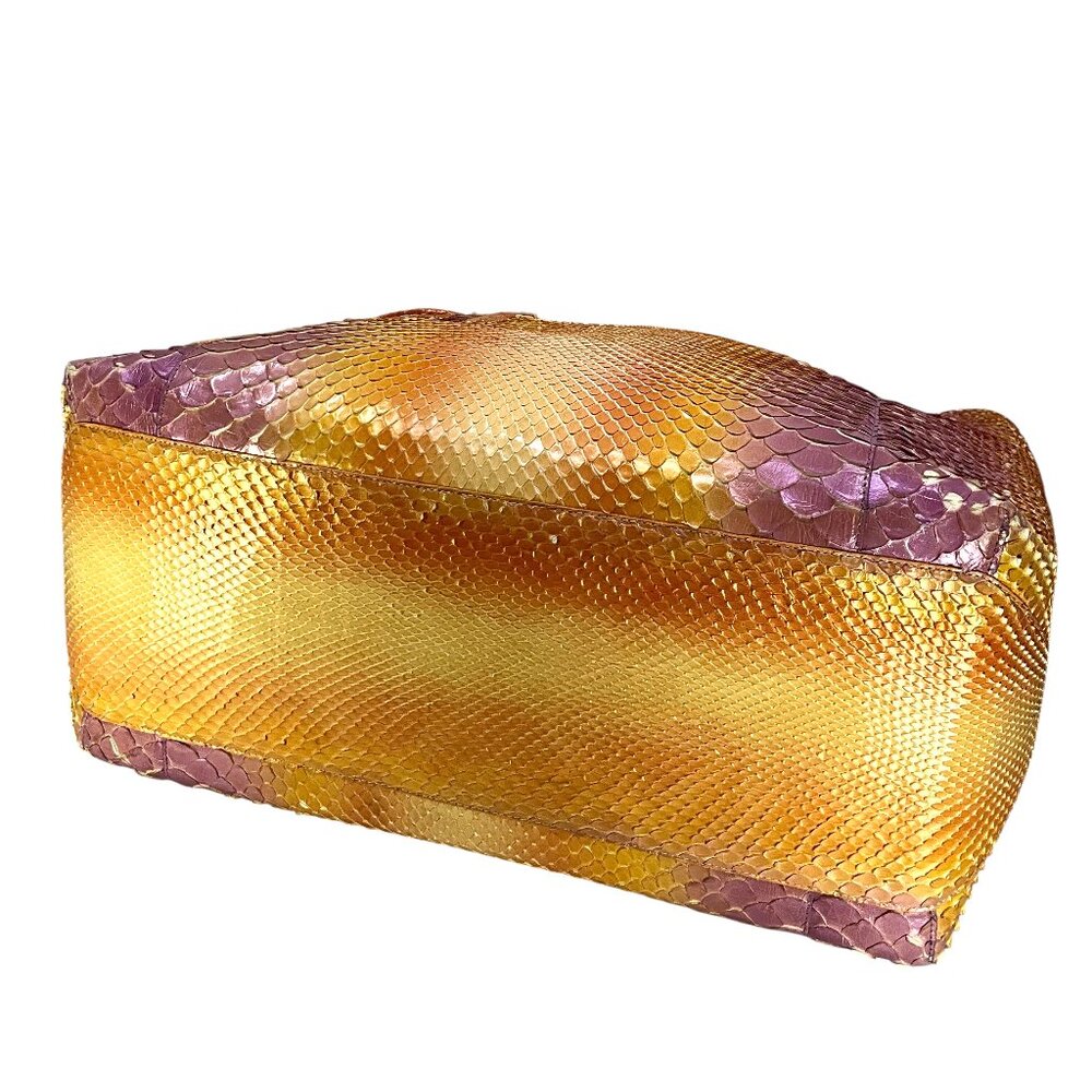 NANCY GONZALEZ Large Erika Python Tote NEW - image 6